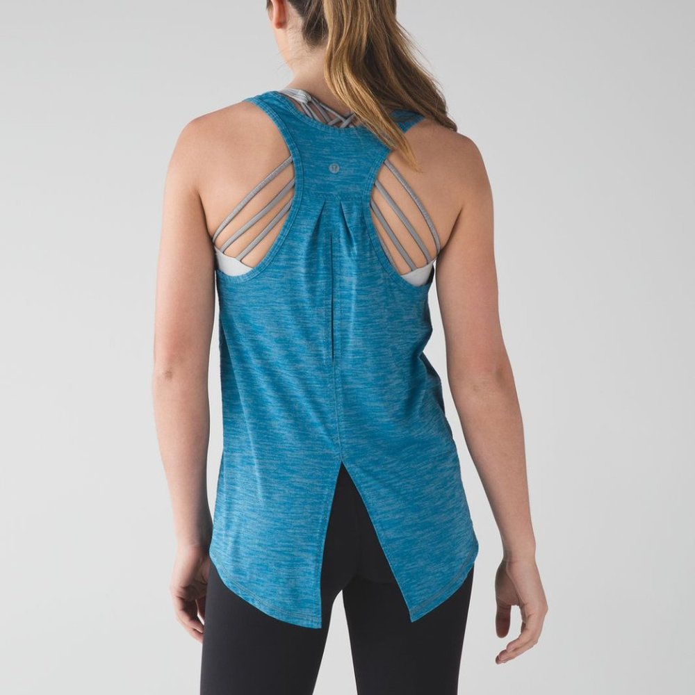 Lululemon Salute the Sun Tank- Blue